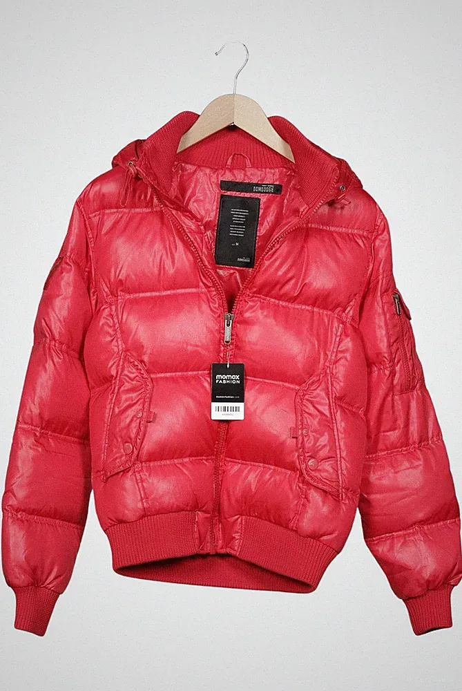 BOMBOOGIE Jacke Damen Anorak Jacket Kurzmantel Gr. M Daunen Rot #6kl8t07