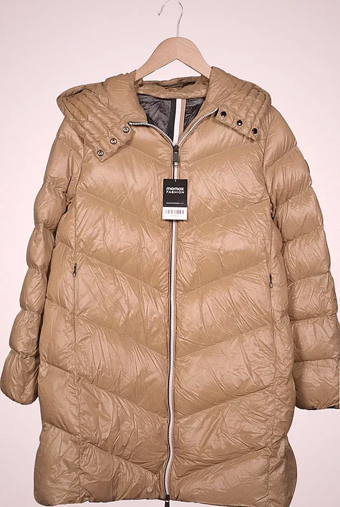 BOSS by Hugo Boss Mantel Damen Jacke Parka Gr. 38 Daunen Beige #2h2bj19