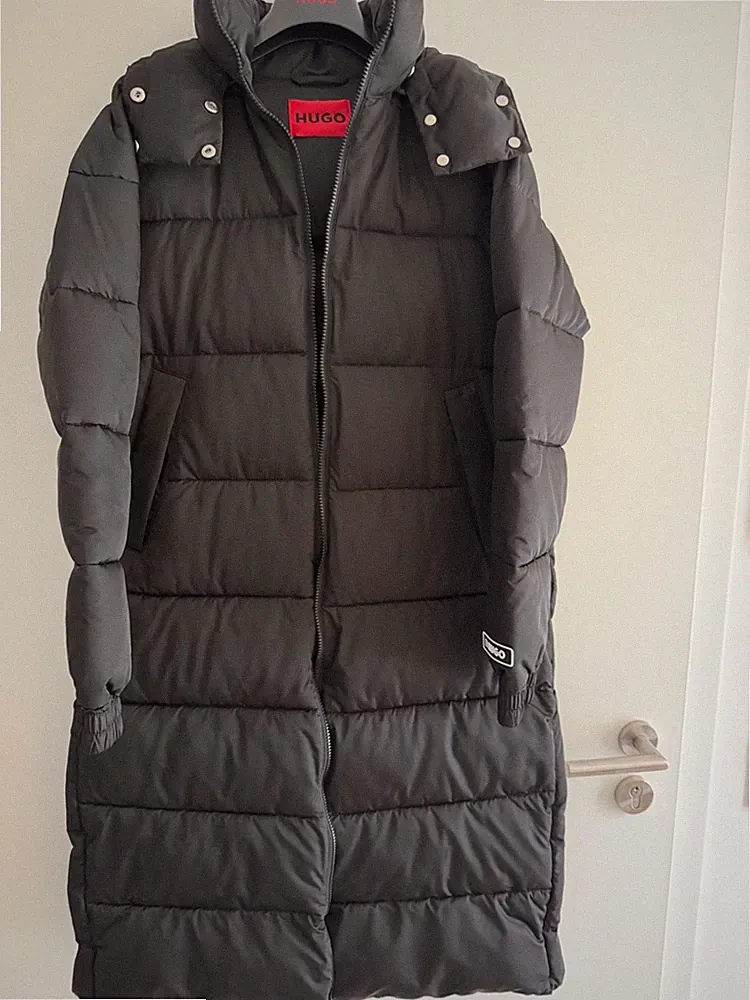 Boss Hugo Boss Favina Jacke Damen Wintermantel Daunen, Gr. XS, Schwarz,Neuwertig
