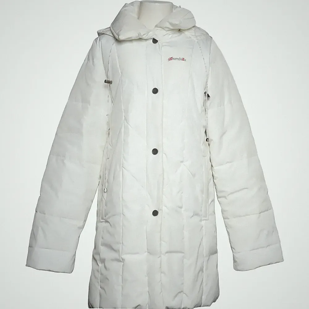 Brambilla, Daunenmantel, Damen, Größe: 36, Weiß, Daune/Feder/Nylon #YYg