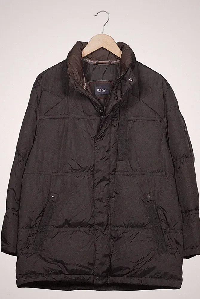 BRAX Jacke Herren Anorak Jacket Kurzmantel Gr. EU 50 Daunen Braun #9s3ae7u
