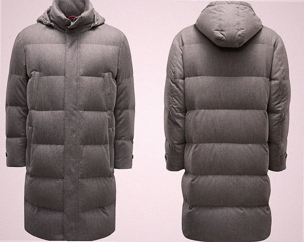 BRUNELLO CUCINELLI Hooded Down Jacket Daunenjacke Mantel Coat Parka Jacke New S