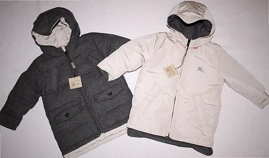 Flanell Daunenmantel