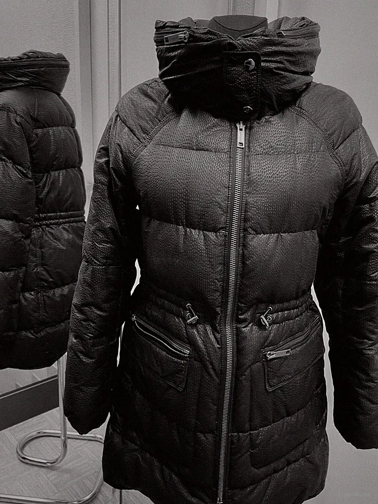 BURBERRY LONDON DAUNENMANTEL DOWN COAT Gr M Schwarz ideale zustand, sehr warm