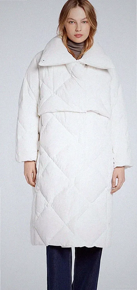 CALVIN KLEIN Daunenjacke Transform K20 K204632 Weiß Regulär Fit