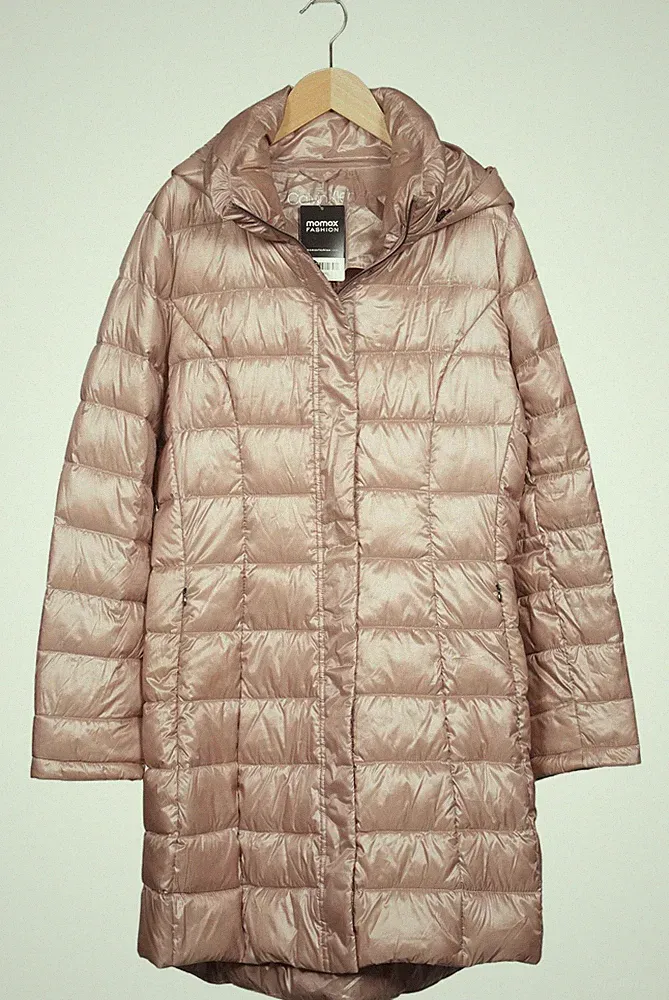Calvin Klein Mantel Damen Jacke Parka Gr. L Daunen Pink #2jzux4g
