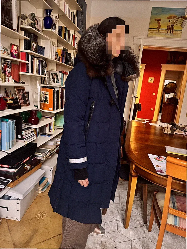 Canada Goose Damen Mantel Navy Blue Gr L/G Wie Neu Ohne Etikett NP.1500