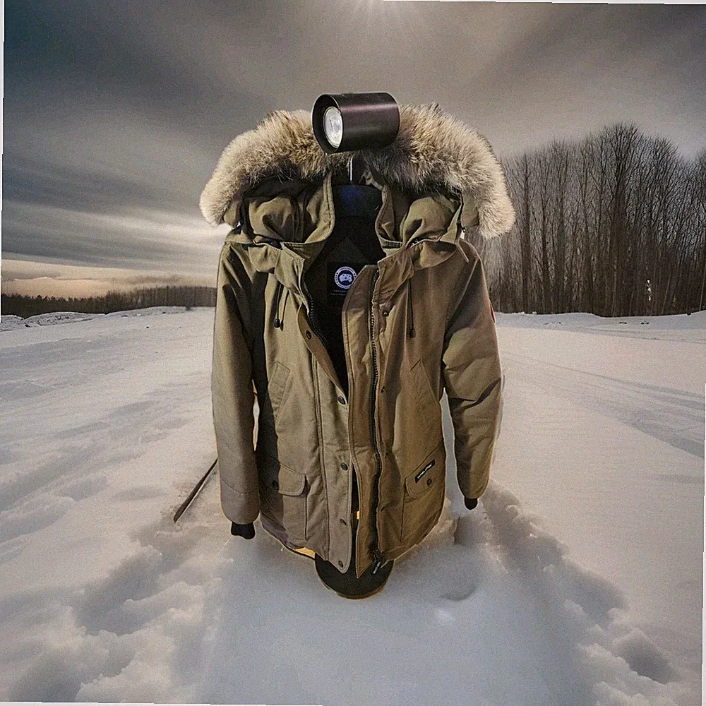 Canada Goose, Expedition Parka, Military Green, Gr. XS mit Pelz, echt