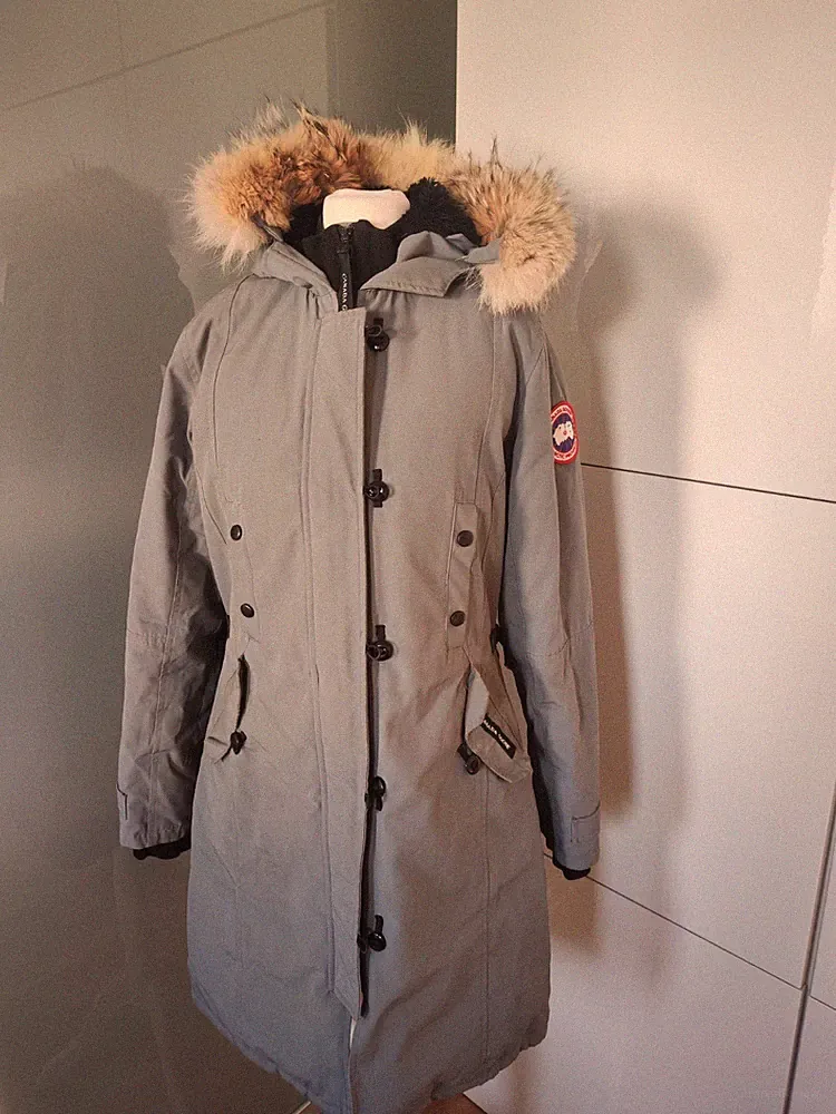 Canada Goose Trillium Parka Grau S Echtpelz