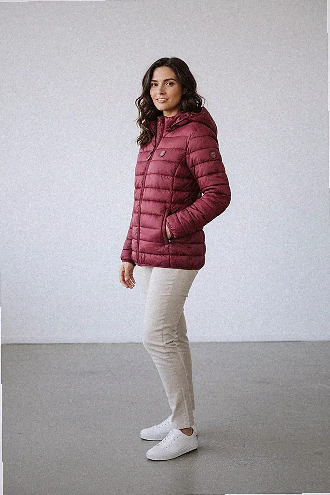 Canadian Peak - Akitaleak Hood Daunenjacke - Polyester - Aubergine Größe XL