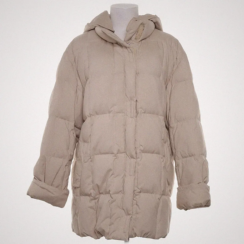 Cassani, Daunenmantel, Damen, Größe: 42, Beige, Daune/Feder/Polyester #CBF