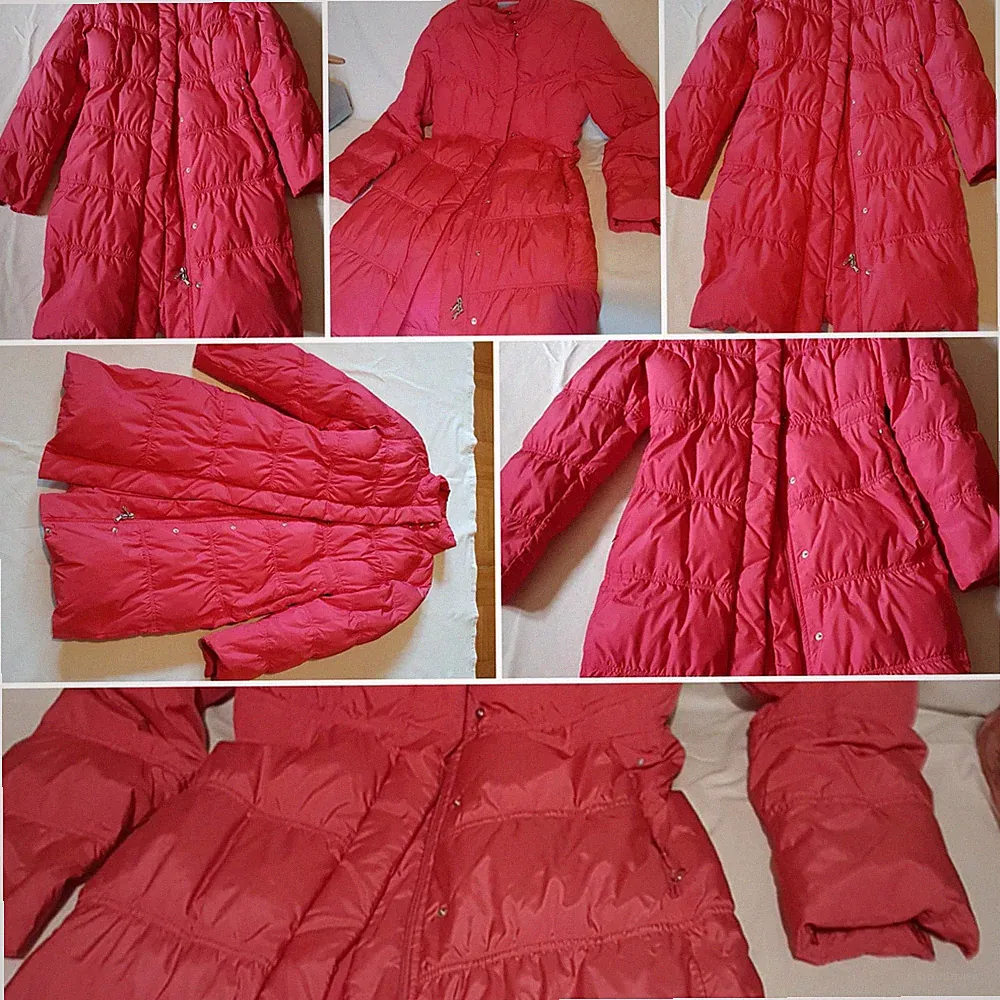 Chicker Daunen-Damenmantel pink Gr. 34-36 von Strenesse, neuwertig, superleicht