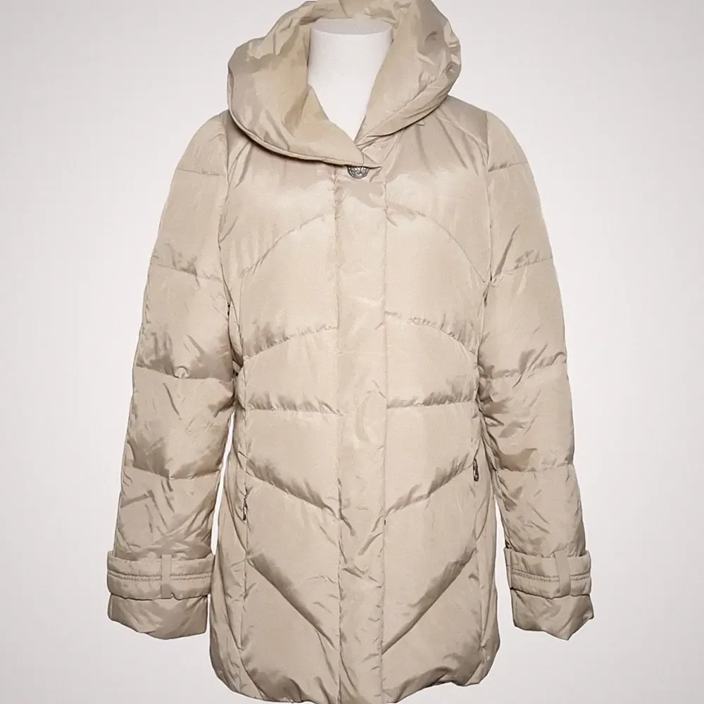 Christian Berg, Daunenmantel, Damen, Größe: 40, Beige #T6D