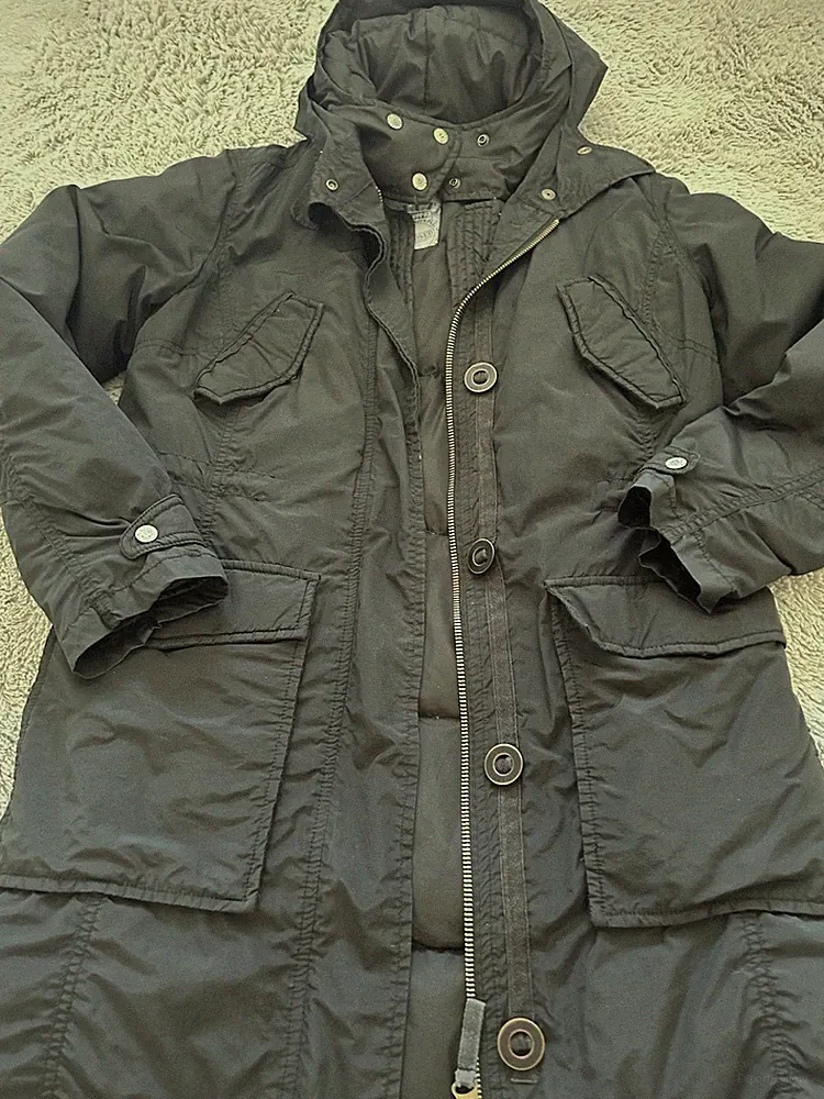 Closed Parka Mit Daunenweste Innen Größe M