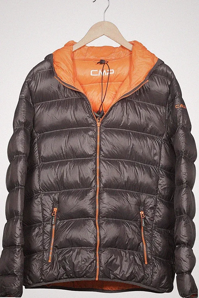 CMP Jacke Damen Anorak Jacket Kurzmantel Gr. 54 Daunen Grau #pbskd2d