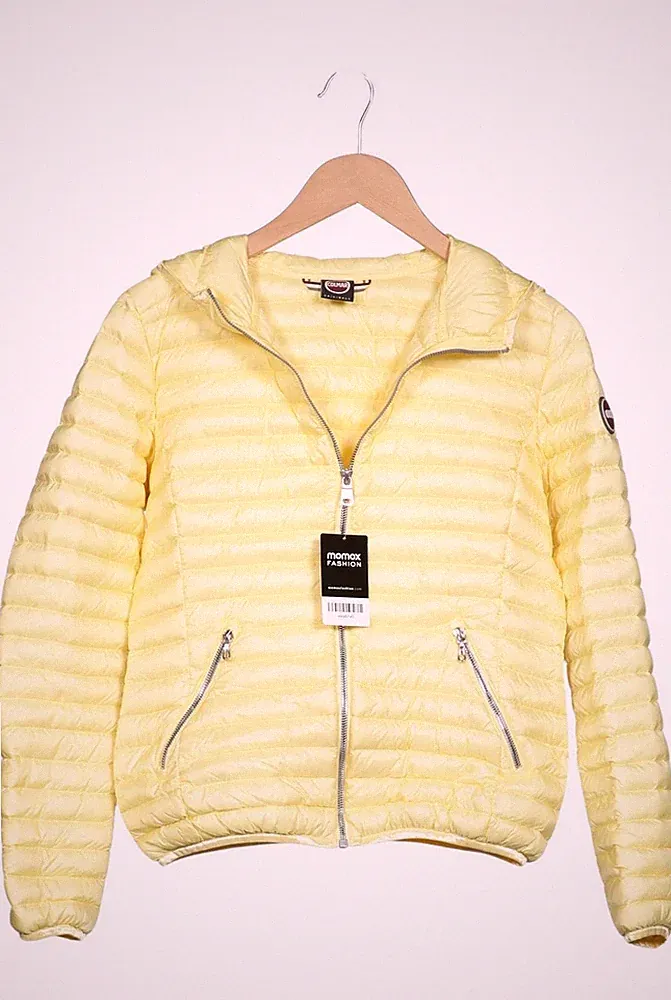 COLMAR Jacke Damen Anorak Jacket Kurzmantel Gr. EU 38 Daunen Gelb #ewa61v0