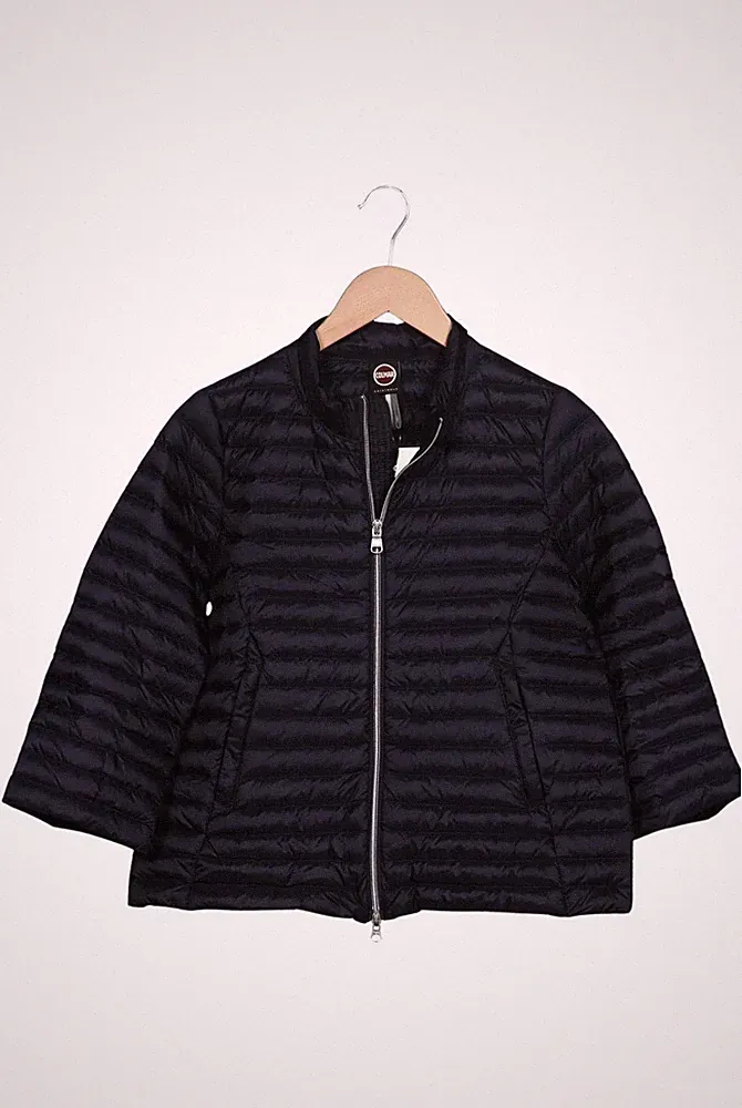 COLMAR Jacke Damen Anorak Jacket Kurzmantel Gr. EU 40 Daunen Marineblau #7zsmnag