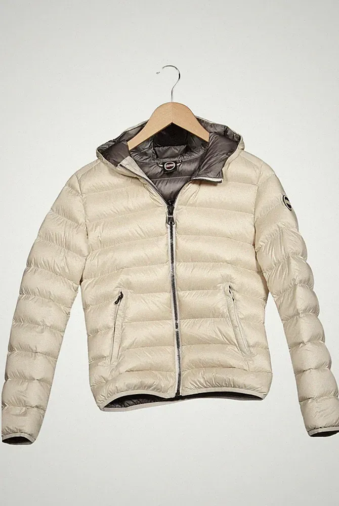 COLMAR Jacke Damen Anorak Jacket Kurzmantel Gr. EU 42 Daunen Cremeweiß #z0yxj1q