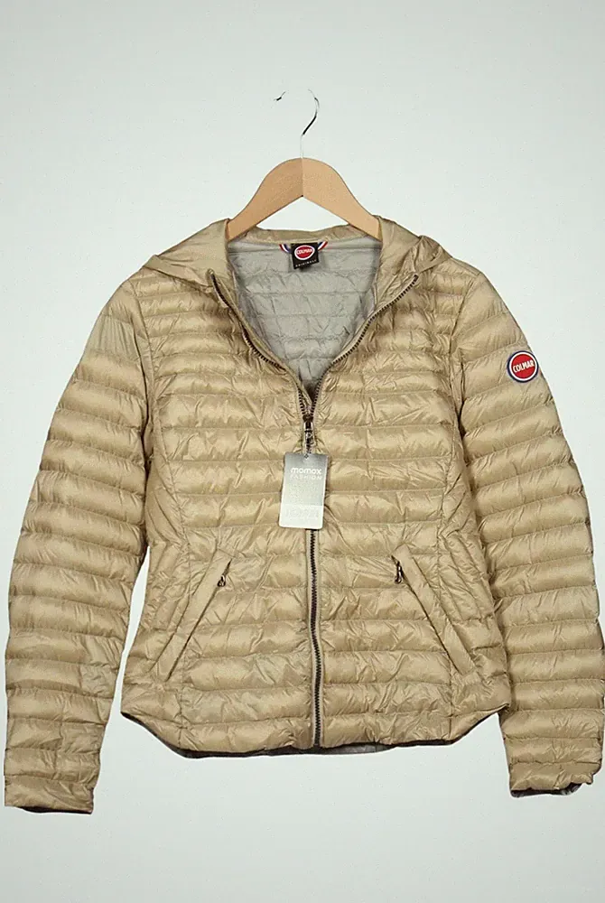 COLMAR Jacke Damen Anorak Jacket Kurzmantel Gr. EU 46 Daunen Beige #7gtvrsd