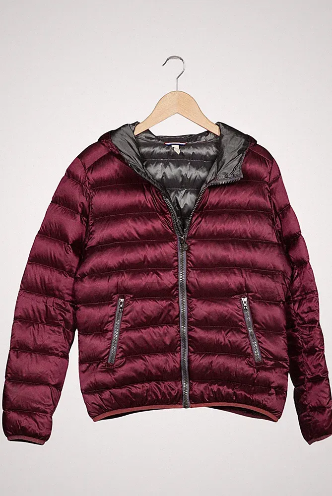 COLMAR Jacke Damen Anorak Jacket Kurzmantel Gr. EU 48 Daunen Bordeaux #chn2hxx