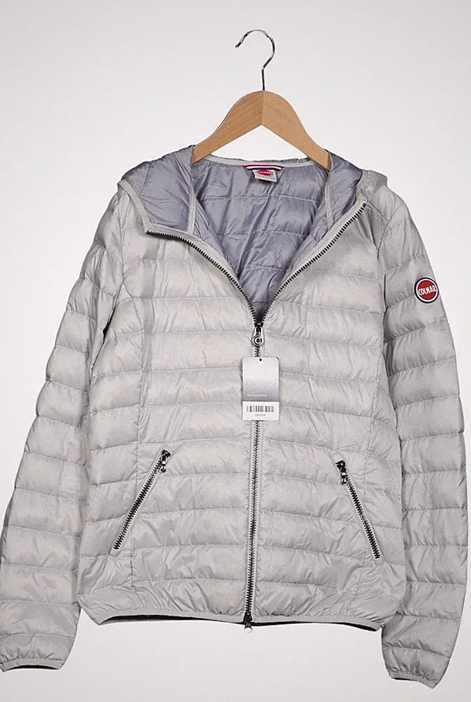 COLMAR Jacke Damen Anorak Jacket Kurzmantel Gr. EU 48 Daunen Grau #ww0hb38