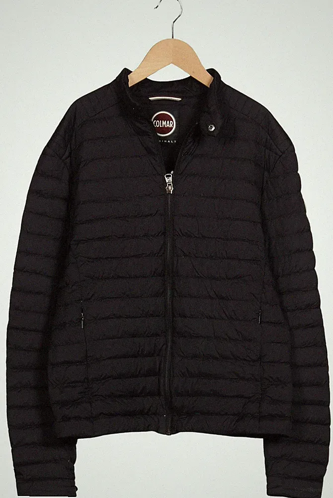 COLMAR Jacke Herren Anorak Jacket Kurzmantel Gr. EU 50 Daunen Schwarz #ltbabdp