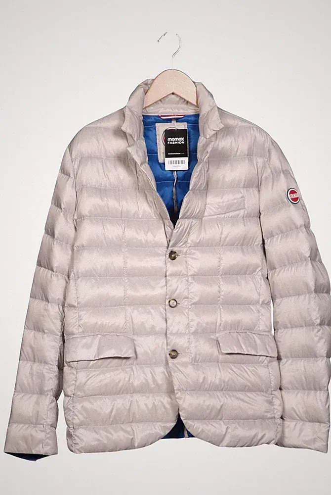COLMAR Jacke Herren Anorak Jacket Kurzmantel Gr. EU 52 Daunen Beige #bn1ahwo