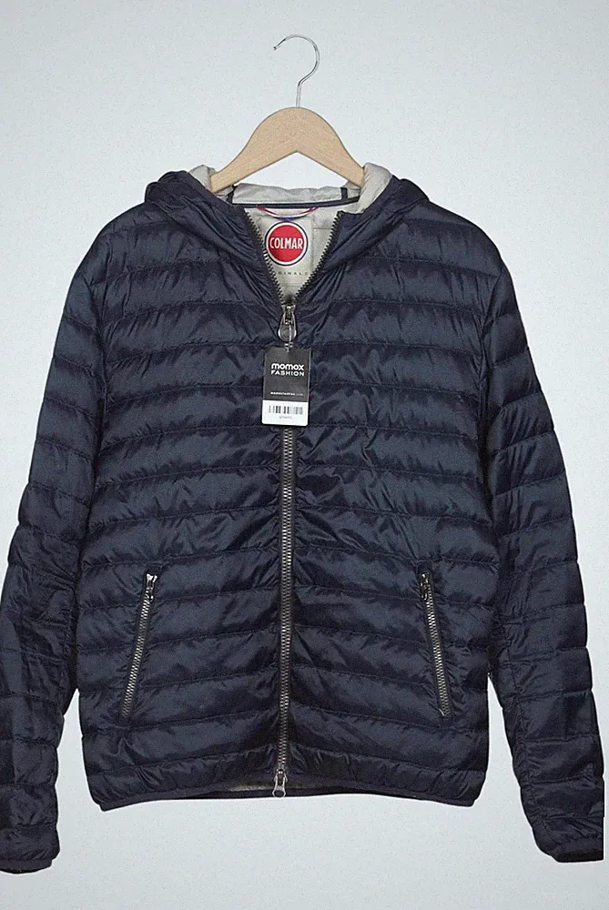 COLMAR Jacke Herren Anorak Jacket Kurzmantel Gr. EU 52 Daunen Marine... #eem55z0