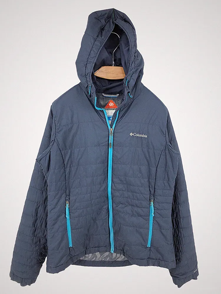 COLUMBIA Damen OMNI-HEAT Kapuzen-Daunenjacke Mantel Größe M