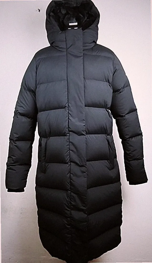 COLUMBIA Down Coat Daunenmantel Mantel Jacke Black Kapuze Gr.M NEU mit ETIKETT