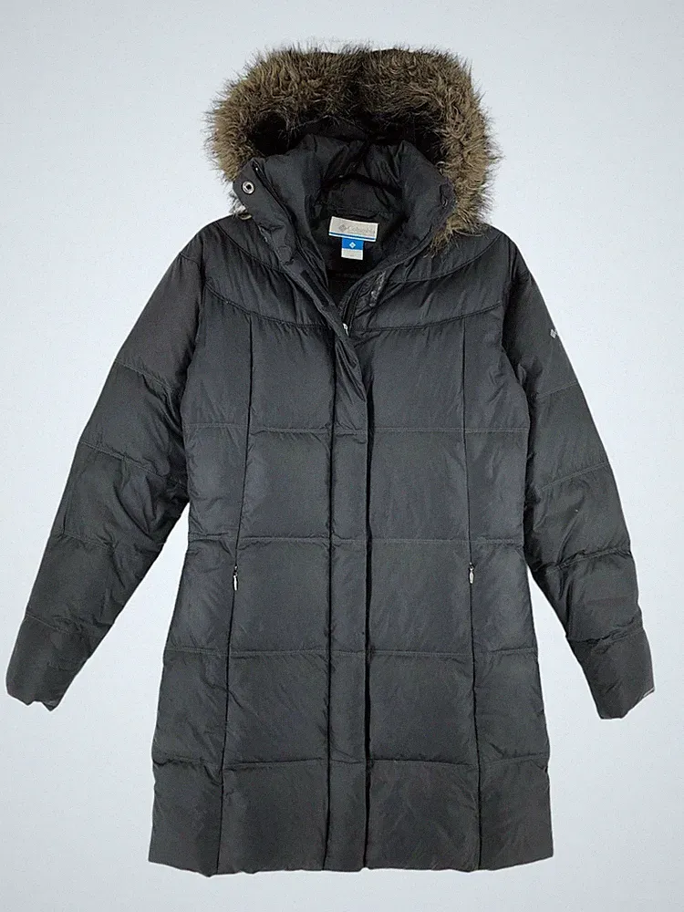 COLUMBIA Kapuzenjacke Omni Shield Daunenparka Mantel Damen Größe XS
