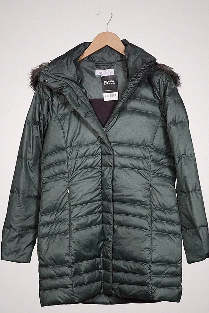 Columbia Sportswear Company Mantel Damen Jacke Parka Gr. M Daunen Grün #dfic54c
