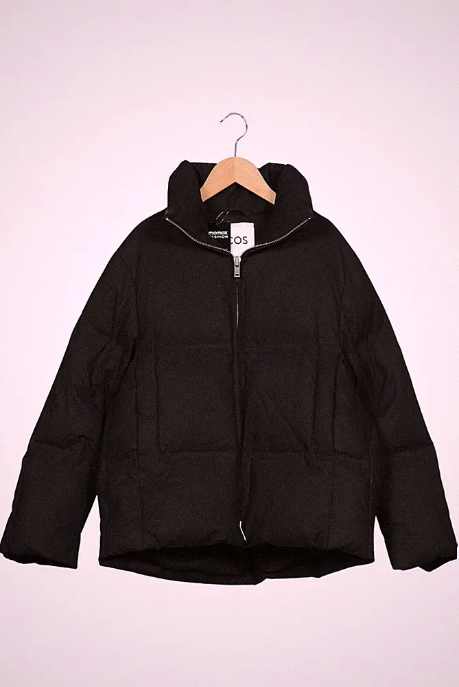 COS Jacke Damen Anorak Jacket Kurzmantel Gr. 2XS Daunen Baumwolle Sc... #6crq6xj
