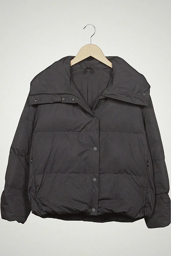 COS Jacke Damen Anorak Jacket Kurzmantel Gr. 2XS Daunen Grau #ecvmmxi