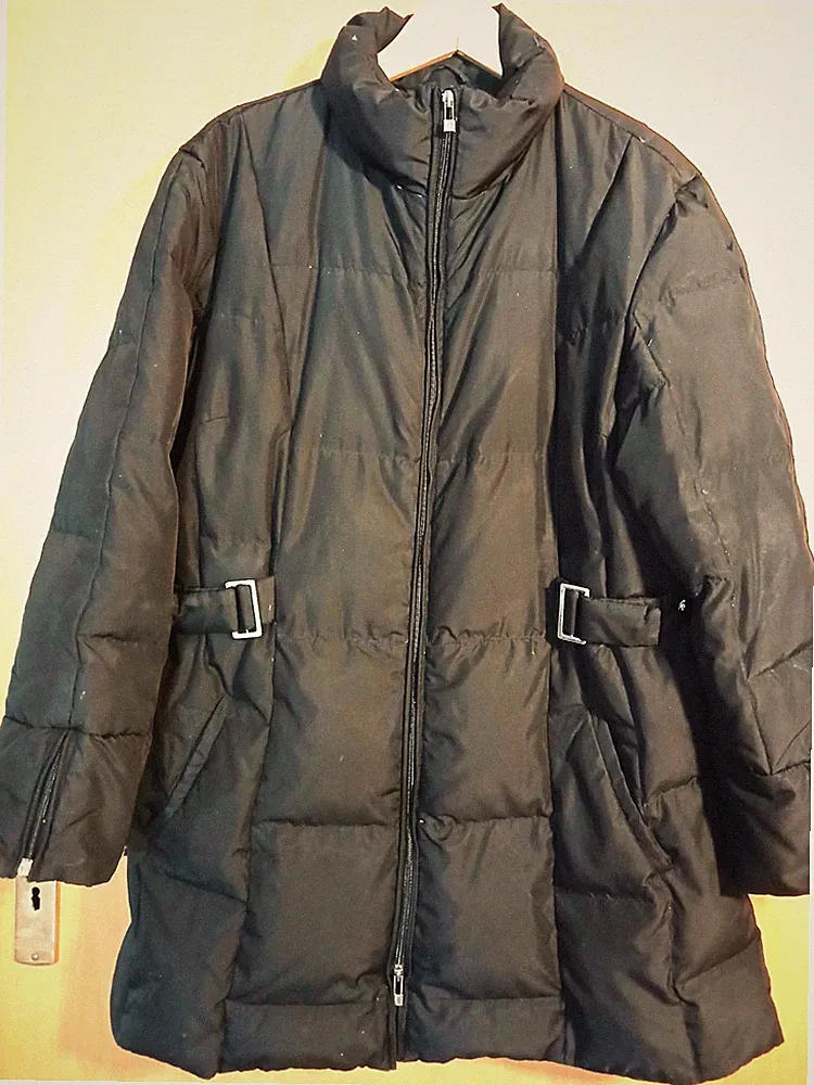 Damen Daunen Stepp-Jacke/Mantel Gr. 44 von Heine in schwarz