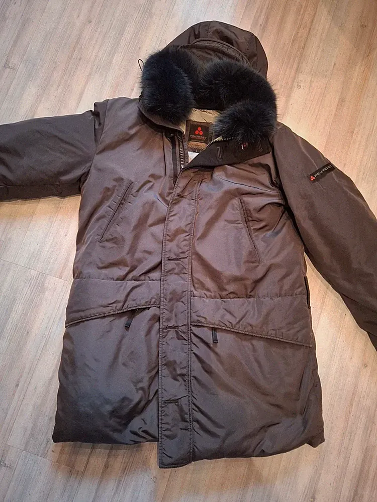 Damen Daunen-Winterjacke /Mantel in anthrazit, Gr. L, Zustand sehr gut