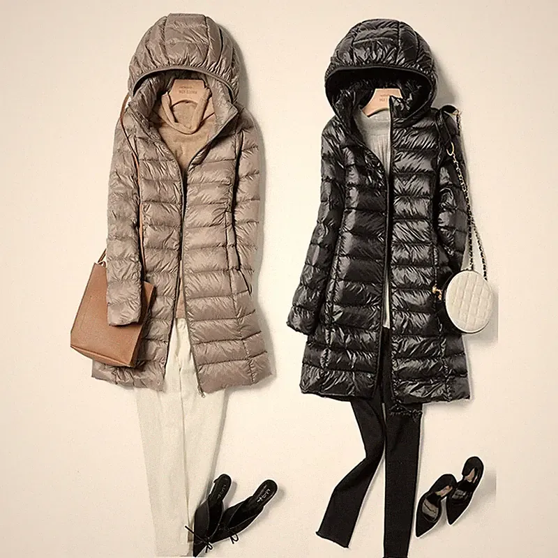 Damen Daunenjacke leichte & wetterfeste Steppjacke Stepp Jacke Übergangsjacke