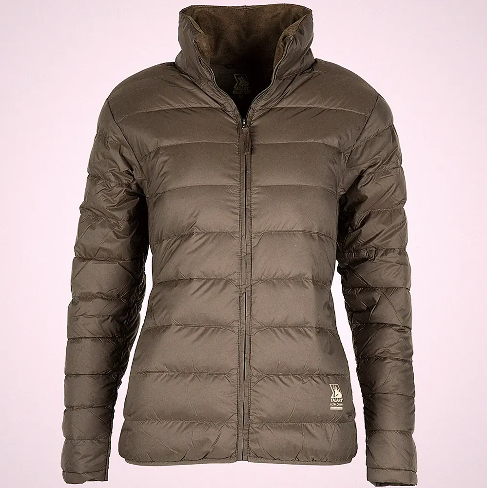 Damen Daunenjacke Tagart Wave 4 Oliv 2XL
