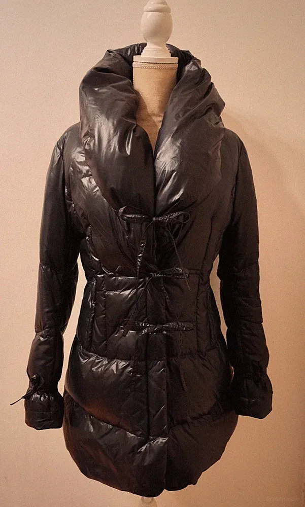Damen kurze warmer Wintermantel Gänsedaunen von ADD, Gr. 36-38