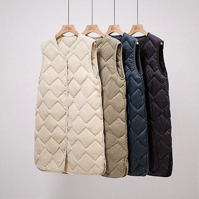 Ärmellos Leichte Daunenjacke