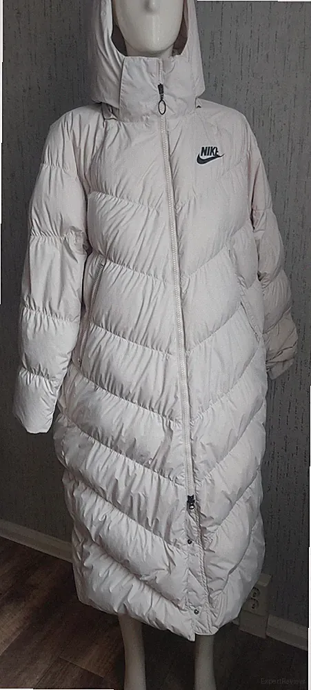 Damen Mantel Jacke Nike, Cremeweiß Daunenmantel, Creme-Weiß Daunenjacke Gr.M