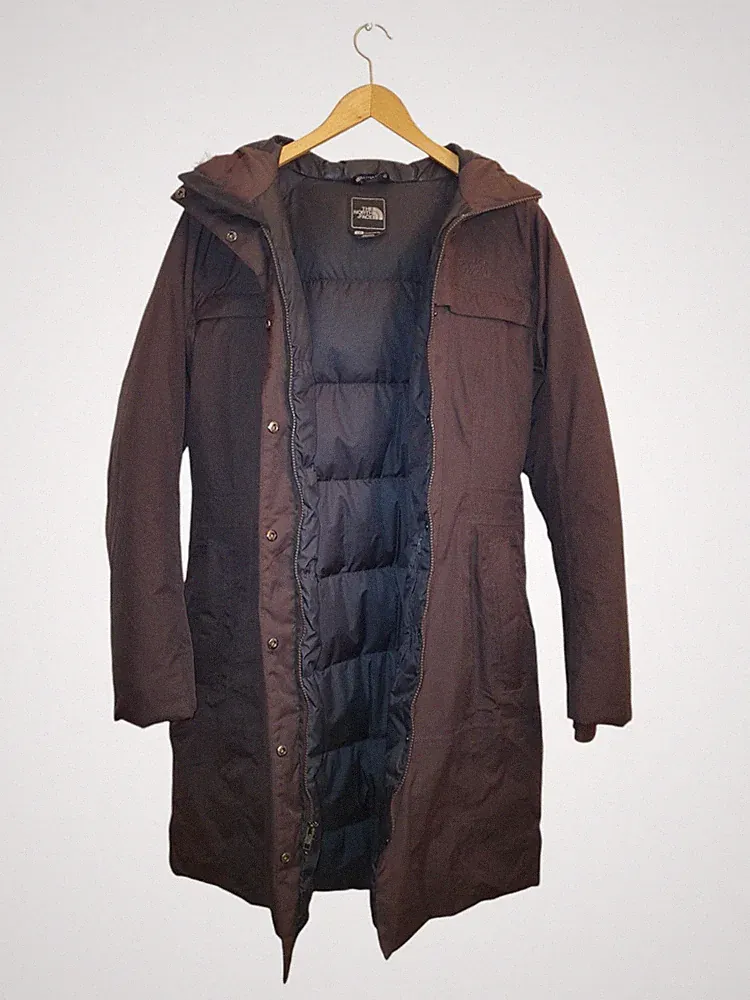 Damen Parka Mantel Jacke Winter The North Face Braun L/G