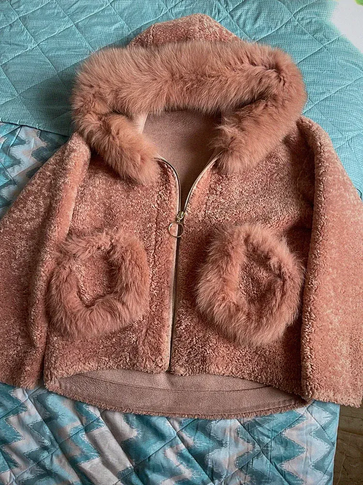 Damen Schaf Jacke