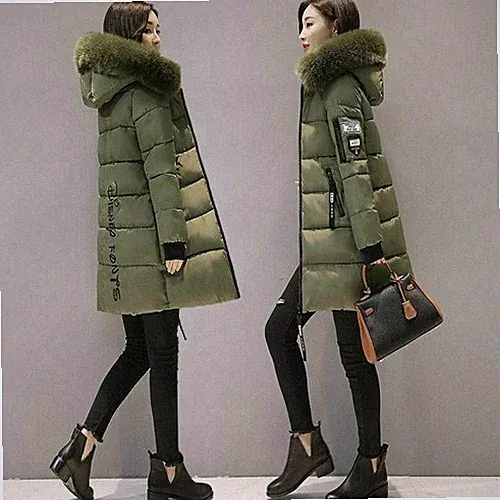 Damen Winter Jacke Parka Mit Kapuze Mantel Warm Hooded Steppjacke Langejacke