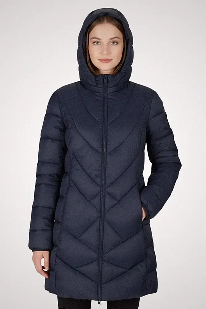 Damenmantel Cmp Daunenparka gesteppt navy blau XS