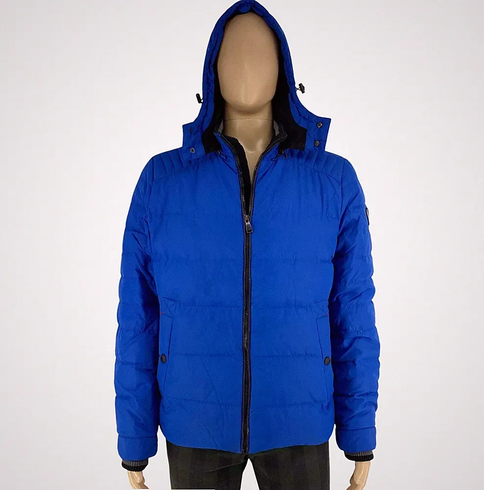 DANIEL HECHTER Herren Daunen Steppjacke Wintermantel Blau EU 50 US 40