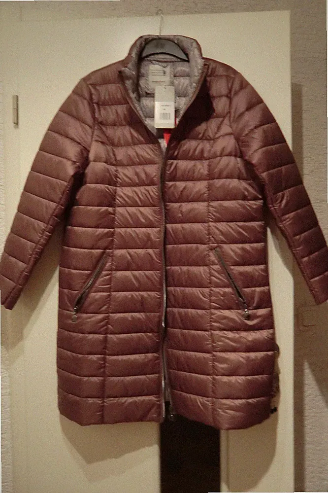 DANWEAR Daunenmantel GR 46 Altrosa - Kupfer - Leicht und bequem - Nagelneu