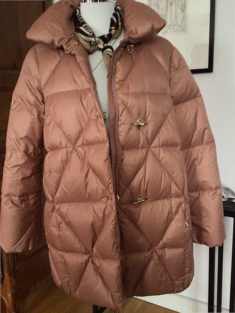 Daunen Jacke , Kurzmantel, FAY, Caramel/ Altrosa, exclusiv ,TOP Zustand 40/42