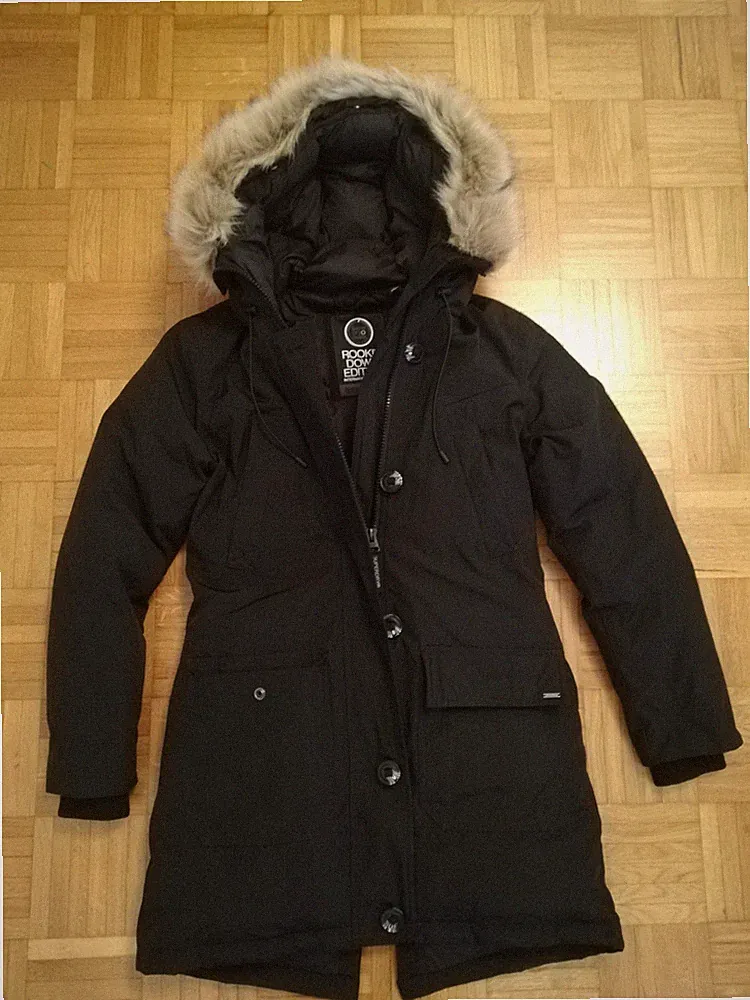 Daunen Jacke Mantel Parka Gr. S/36 Superdry *neuwertig*