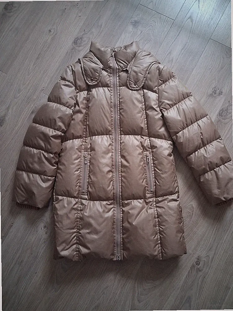 Daunen Mantel Jacke Marc O Polo Gr.42 Beige